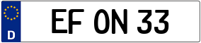 Truck License Plate
